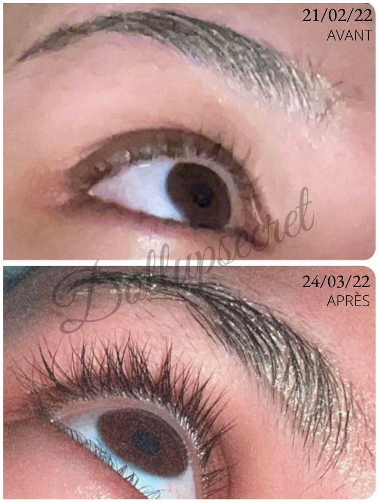 Dollash© 3 en 1 - Crème pousse cils, sourcils et soin contour des yeux (10g)