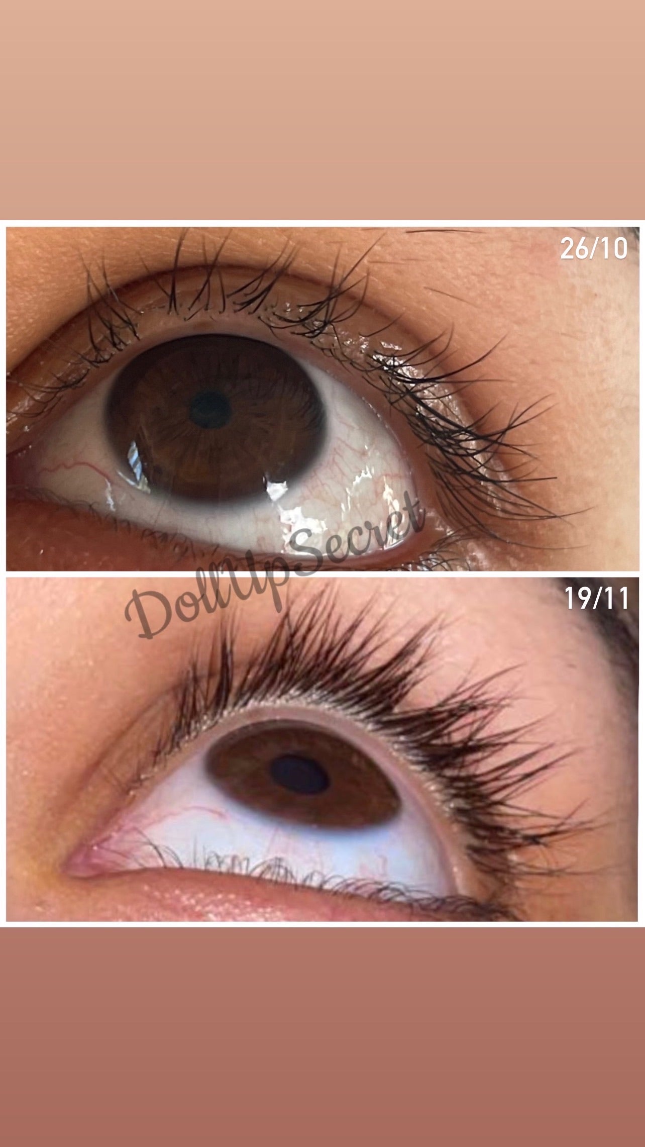 Dollash© 3 en 1 - Crème pousse cils, sourcils et soin contour des yeux (10g)