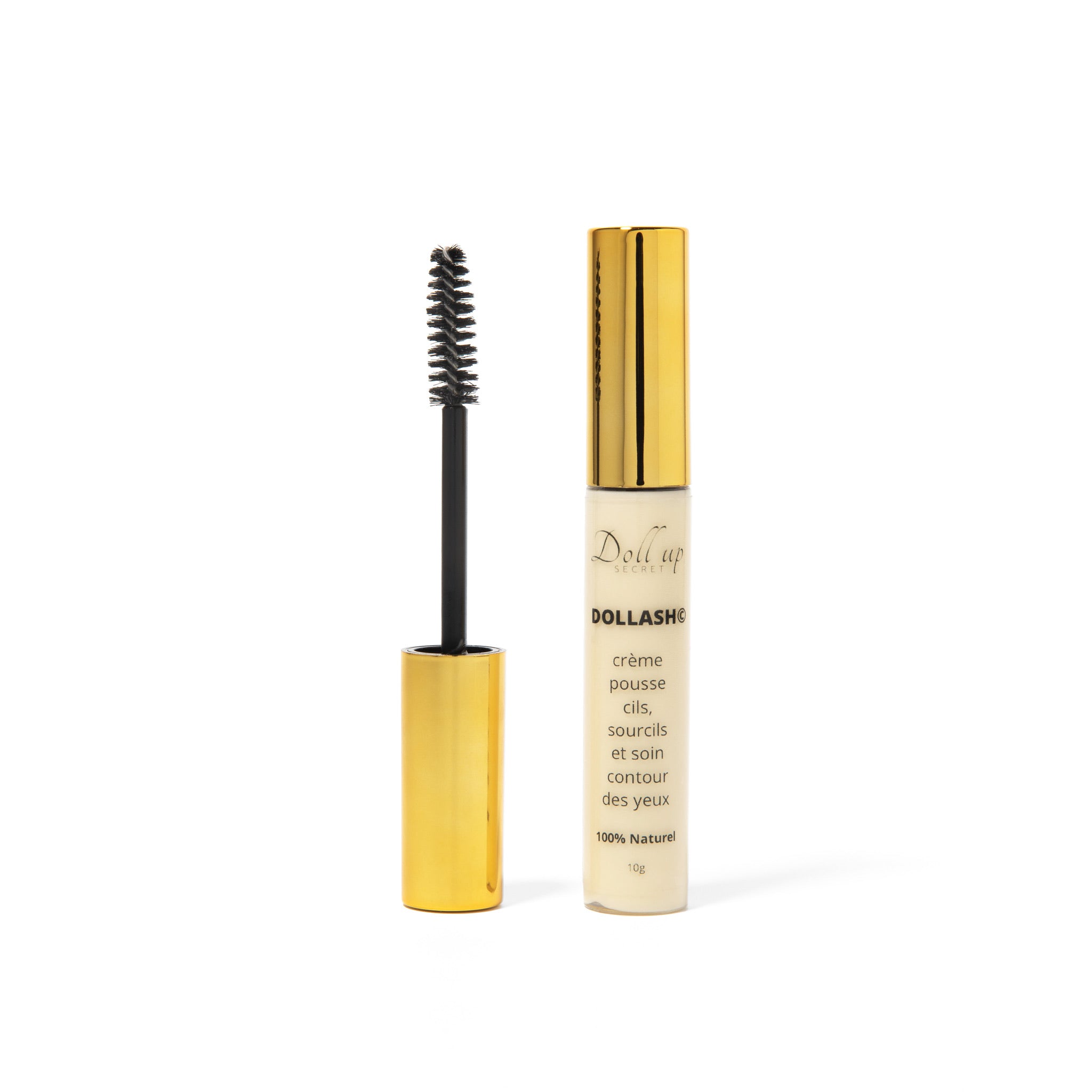 Dollash© 3 en 1 - Crème pousse cils, sourcils et soin contour des yeux (10g)